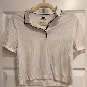 Wilson x Kith cropped light tennis shirt